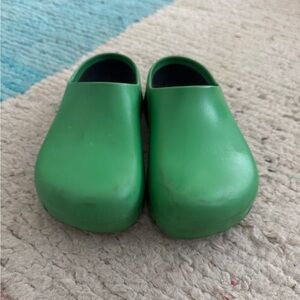 Birkenstock Green Polyurethane Clogs